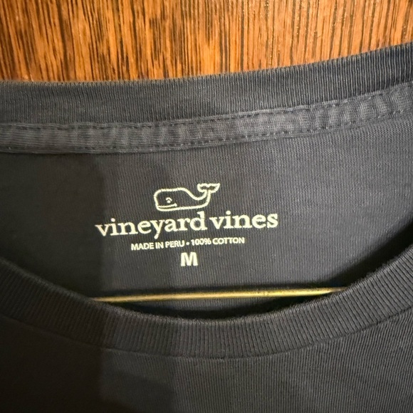 Vineyard Vines Men's Navy Long Sleeve Tee - Picture 3 of 4